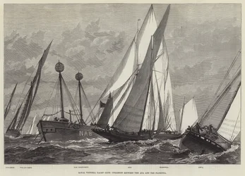 Royal Victoria Yacht Club, Kollision zwischen der Ada und der Florinda
