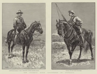 Die Kolonialen Schützenfreiwilligen von Australien