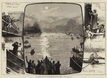 Die Weltregatta auf der Themse letzten Samstag