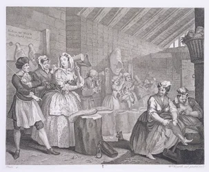 Der Lebensweg einer Dirne, Tafel IV, aus 