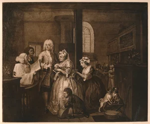 Ein Wüstling Fortschritt - 5: Er heiratet, 1733