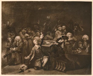 Der Lebensweg eines Wüstlings - 6: Das Spielhaus, 1733