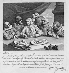 Kolumbus bricht das Ei, 1752