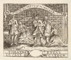 Zum Nutzen von Mr. Walker, Theatre Royal, Covent Garden, veröffentlicht 1822
