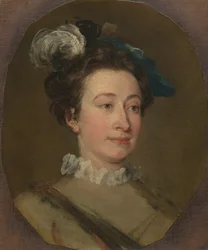 Mädchen mit Federhut