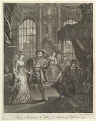 König Heinrich der Achte und Anna Bullen