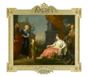 Moses wird vor die Tochter des Pharao gebracht, 1746