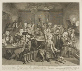 Tafel Sechs, aus Ein Wüstlings Fortschritt