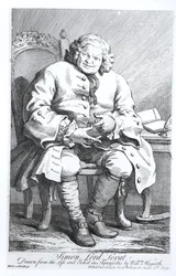 Porträt von Simon Fraser, Lord Lovat (ca. 1667-1747) 25. August 1746