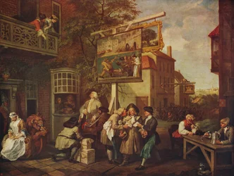 Die Wahl: Stimmenfang, 1754-1755