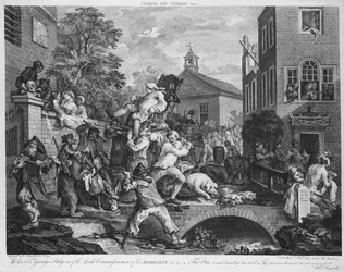 Die Wahl, der Abgeordnete wird getragen, 1758