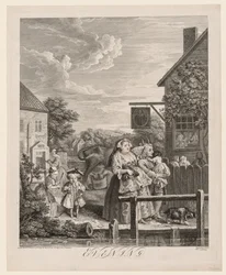 Die vier Tageszeiten: Abend, 1738