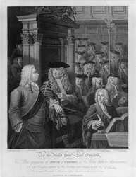 Das Unterhaus in Walpoles Verwaltung, veröffentlicht 1803