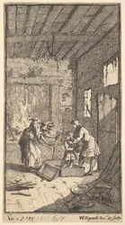 Die neue Metamorphose, Platte 4: Invidiosa befreit Fantasio, 1724