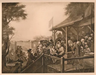Die Wahl, Platte III aus Die Launen einer Wahl, 1757