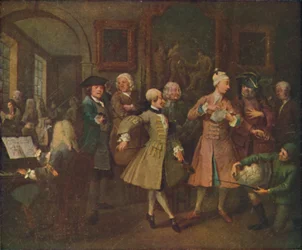 Der Werdegang eines Wüstlings - Der Empfang, 1720-1735, 1920