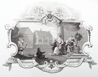Eintrittskarte für das Tiverton-Schulfest