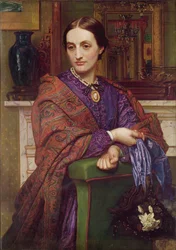 Porträt von Fanny Holman Hunt (1833-66) 1866-68