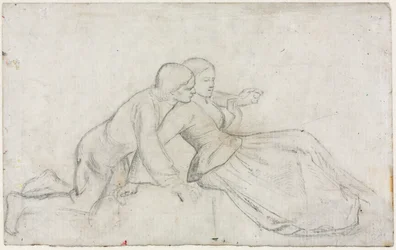 Studie für "Der Mietling-Hirte"