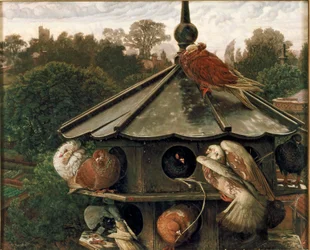 Das Fest des Heiligen Swithin Die Taubenschlag, 1865-1866