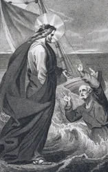Christus tadelt Petrus, aus 