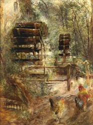 Wassermühle in Rossett, Nordwales