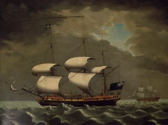 Sklavenschiff, ca. 1780