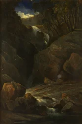Ein Wasserfall