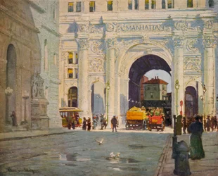 Das Stadttor, ca. 1917