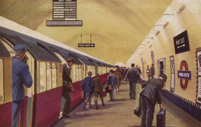 Eine moderne Tiefstation