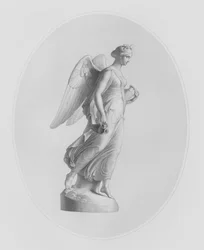 Aurora, graviert von W. Roffe nach der Statue von J. Gibson, RA, im Besitz von Mrs. Henry Sandbach (Gravur)