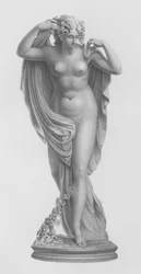 Euphrosyne, graviert von W. Roffe nach der Statue von Sir R. Westmacott, RA