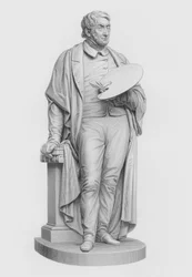 Turner, RA, graviert von W. Roffe nach der Statue von E. Baily, RA