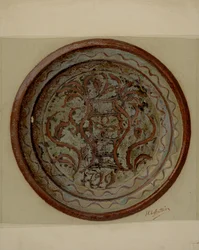 Pa. Deutscher Teller (ca. 1937)