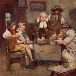 Illustration für Das verlassene Dorf von Oliver Goldsmith