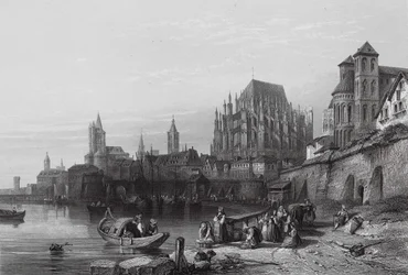 Die Stadt Köln am Rhein