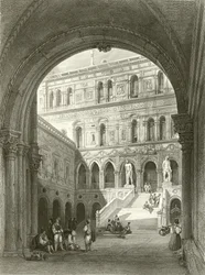 Die Riesentreppe, Dogenpalast, Venedig