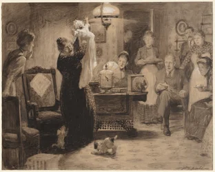 Skizze zur Illustration "Das stationäre Baby"