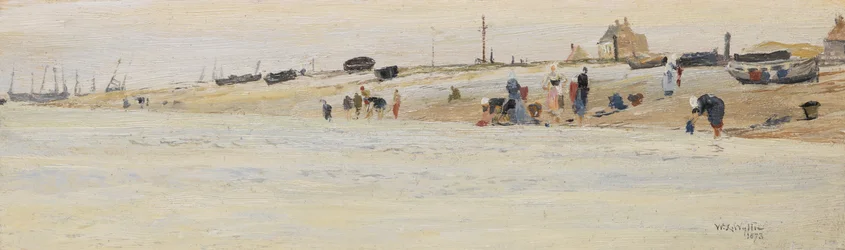 Wäscherinnen am Strand, 1873
