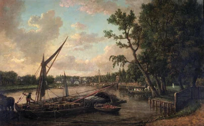 Richmond vom Surrey-Ufer, um 1800