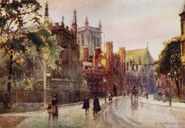 St. Johns College Tor und Turm von der Trinity Street