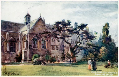 Wadham College vom Garten aus
