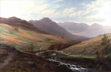 Elter Water und Langdale Pikes, Westmorland
