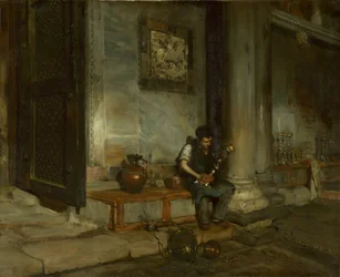 Im Baptisterium von St. Markus, Venedig