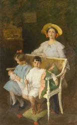 Porträtgruppe (Dorothy, Helen und Bob), ca. 1904