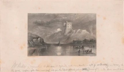 Norham Castle - Mondaufgang