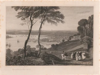 Plymouth Dock, von Mount Edgecumbe