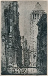 Wall Street, New York, ca. 1913