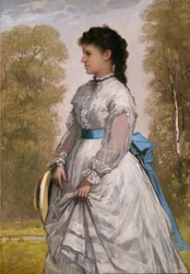 Porträt von Agnes Elizabeth Claflin