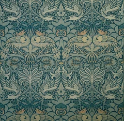 Dekorativer Stoff, 1876-1890